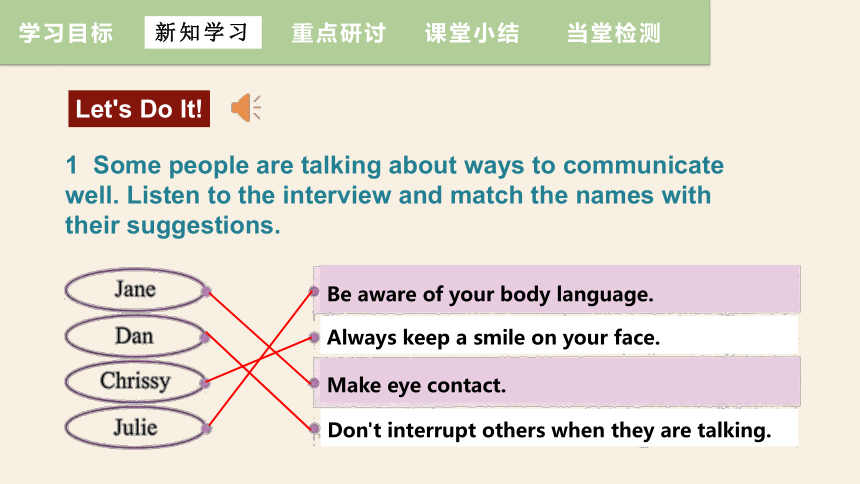 冀教版九年级下册Unit 9 Lesson 50 Tips for Good Communication  课件(共20张PPT，内嵌音频)