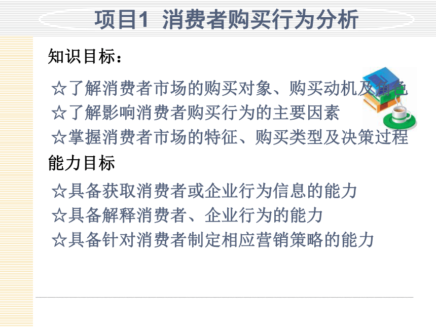 模块3  分析顾客购买行为 课件(共30张PPT)- 《市场营销项目化教程》同步教学（轻工业版）