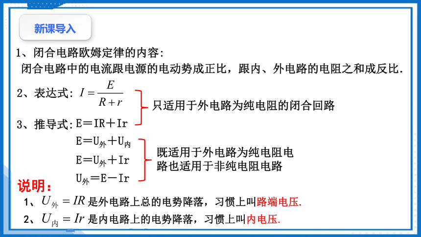 12.2.2 闭合电路欧姆定律的应用(课件) (共36张PPT) 人教版2019必修第三册