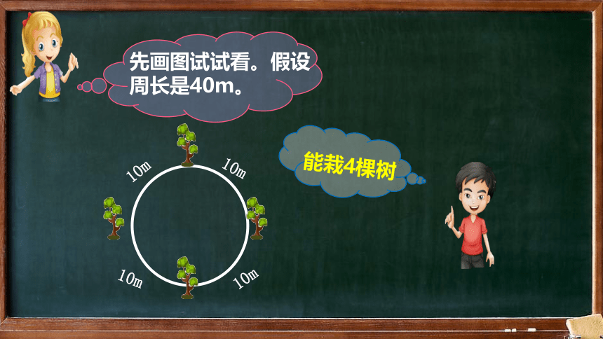 植树问题（封闭图形）课件五年级上册数学人教版(共13张PPT)