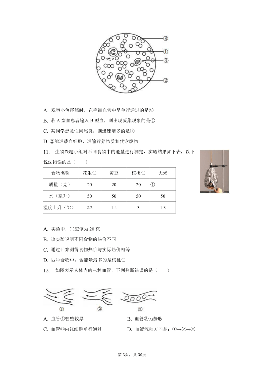 2022-2023学年山东省德州市德城区七年级（下）期末生物试卷（含解析）