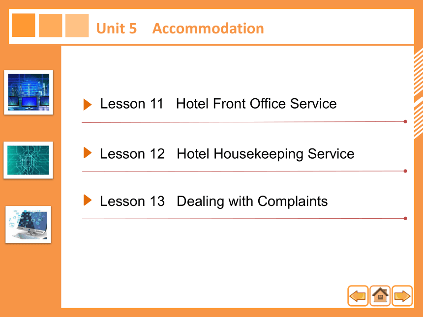 Unit 5    Accommodation  课件(共48张PPT)-《旅游英语》同步教学（劳动版）