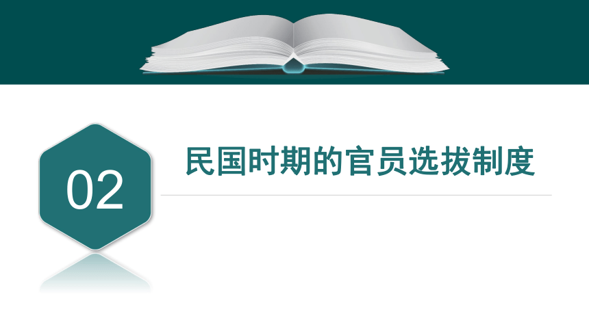 第7课 近代以来中国的官员选拔与管理 课件(共31张PPT)--2023-2024学年高中历史统编版（2019）选择性必修一