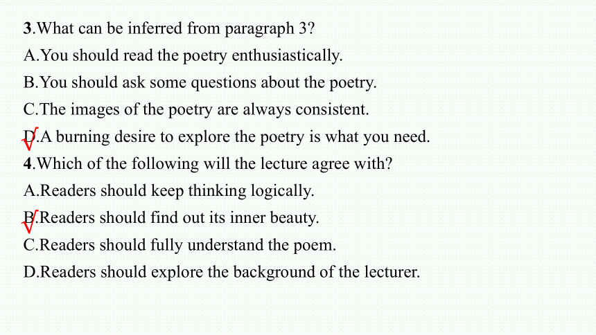牛津译林版（2019）选修一Unit 4 Exploring poetry Welcome to the unit & Reading课件(共57张PPT)