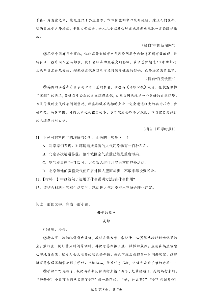 广东省湛江市麻章区2022-2023学年八年级下学期期末语文试题（含解析）
