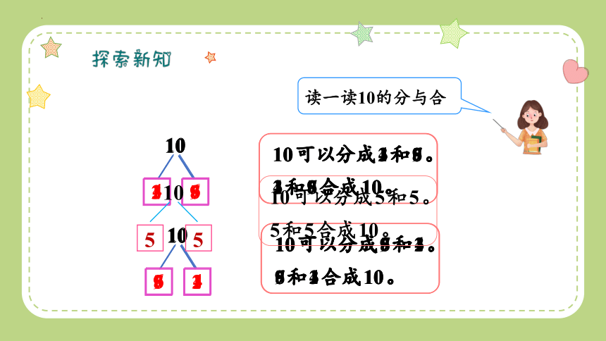 苏教版一年级上册数学第七单元10的分与合课件(共12张PPT)