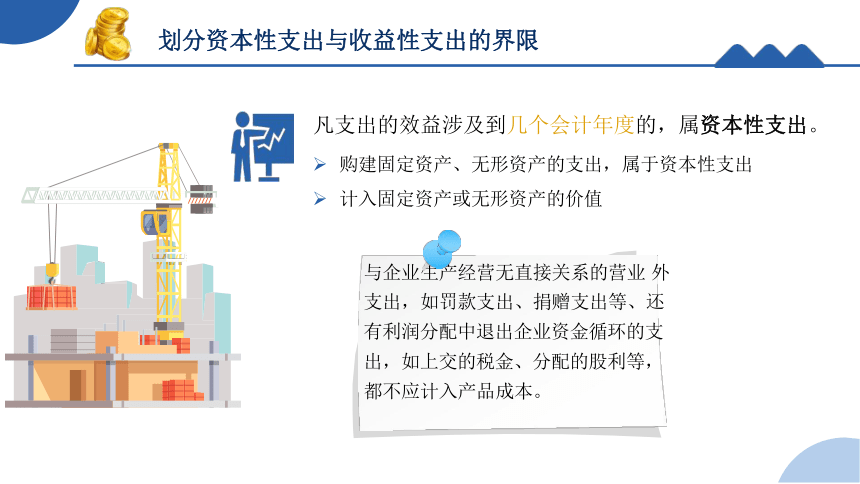 1.3.3正确划分成本费用支出界限 课件(共18张PPT)《成本核算与管理》同步教学 高等教育出版社