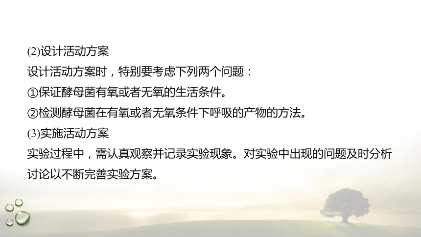 3.4.1 探究酵母菌的呼吸方式及需氧呼吸  课件(共22张PPT) 2023-2024学年高一生物 浙教版（2019） 必修一