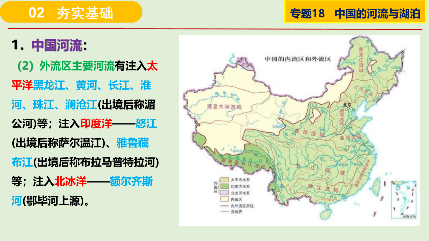 课件18 中国河流与湖泊-2024年高考区域地理总复习（全国通用）（37张）