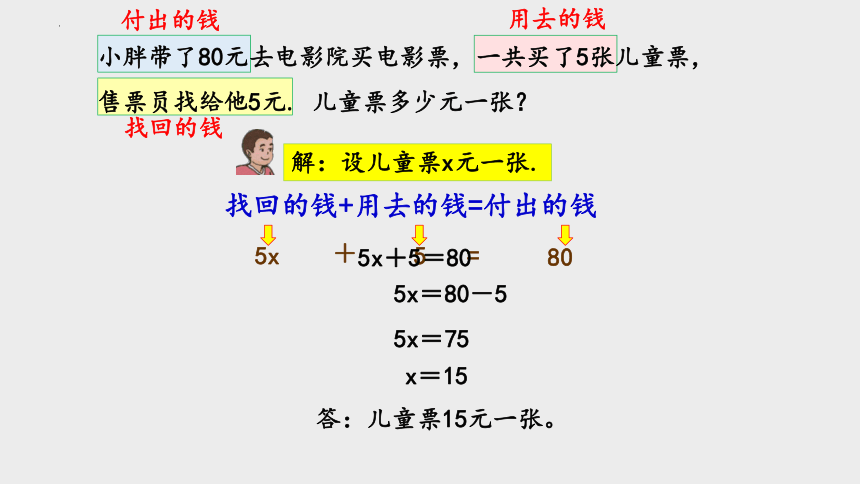 列方程解决问题二(课件)-五年级上册数学沪教版(共21张PPT)