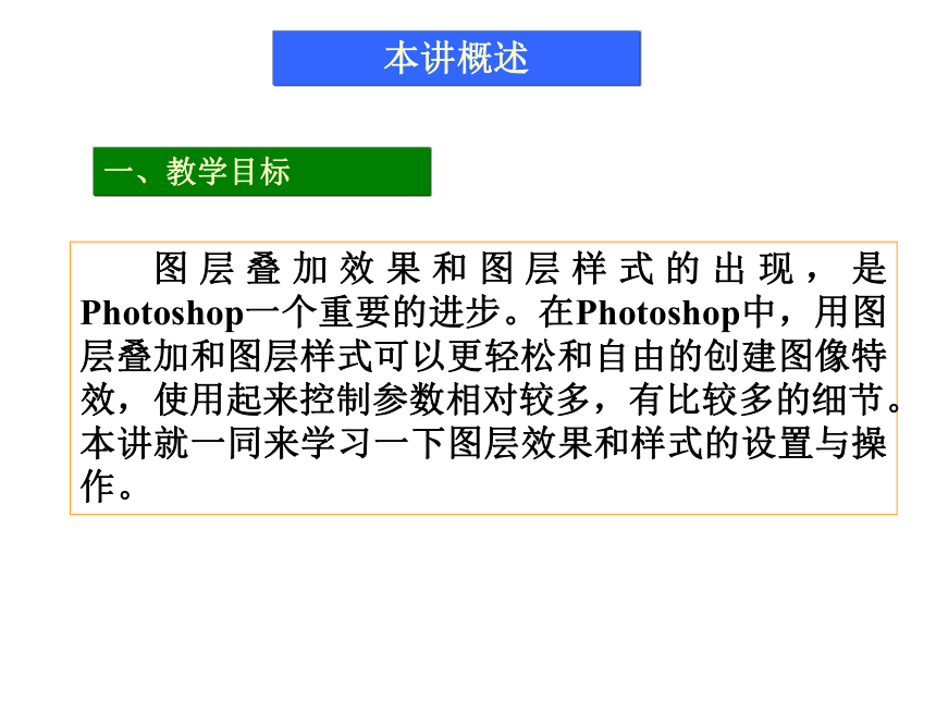 第7讲 图层的叠加与样式 课件(共44张PPT)-《使用Photoshop CS2处理图像》同步教学（劳动版）