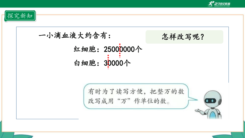 新人教版4年级上册 1.5 亿以内数的改写 教学课件（20张PPT）