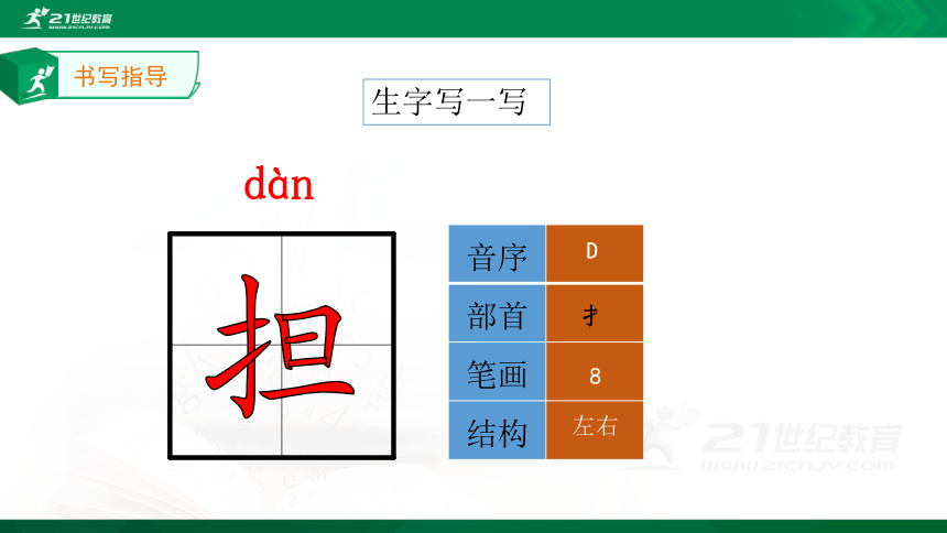 16.朱德的扁担 生字动画课件