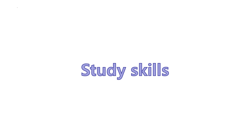 牛津译林版九年级上册Unit 1Know yourself Study skills & Task 课件(共18张PPT)