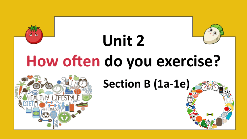Unit 2 How often do you exercise? Section B 1a-1e 课件(共23张PPT，内嵌音频) 2023-2024学年人教版英语八年级上册