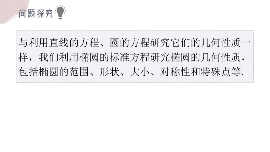 数学人教A版（2019）选择性必修第一册3.1.2椭圆的几何性质（共19张ppt）