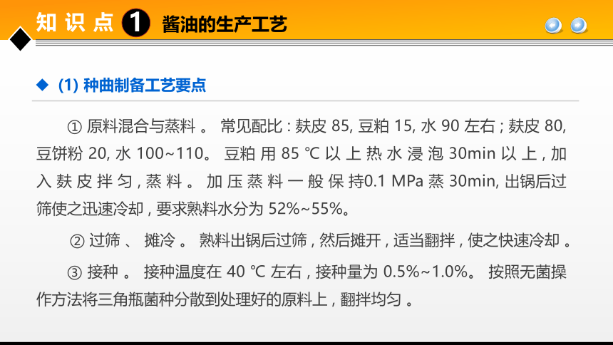 项目５ 任务2发酵调味品生产技术 课件(共38张PPT)- 《食品加工技术》同步教学（大连理工版）