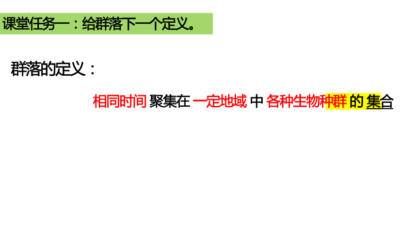 2.1群落的结构课件 （共33张PPT）人教版选择性必修2