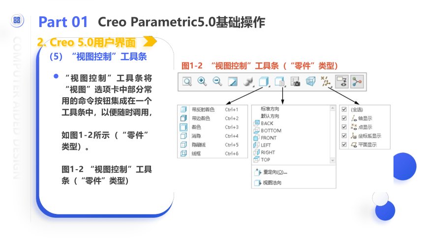 中职《Creo Parametric 5.0项目教程（微课版）》（人邮版·2021）项目1 二维草绘 课件(共54张PPT)