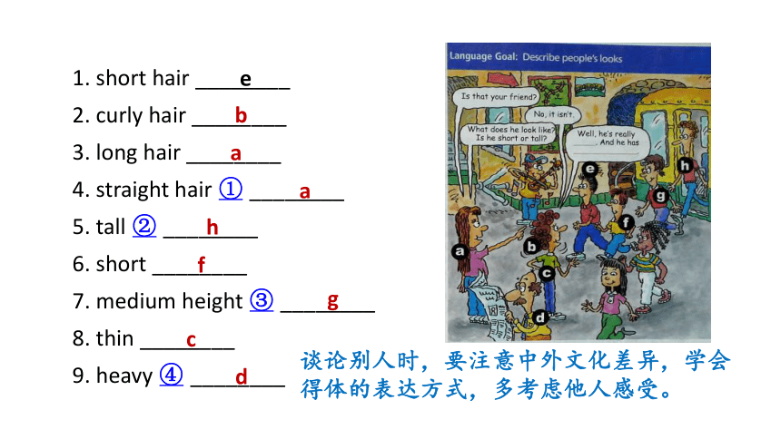 Unit 9 What does he look like Period 1 Section A（1a-2d）课件+嵌入音频(共47张PPT)