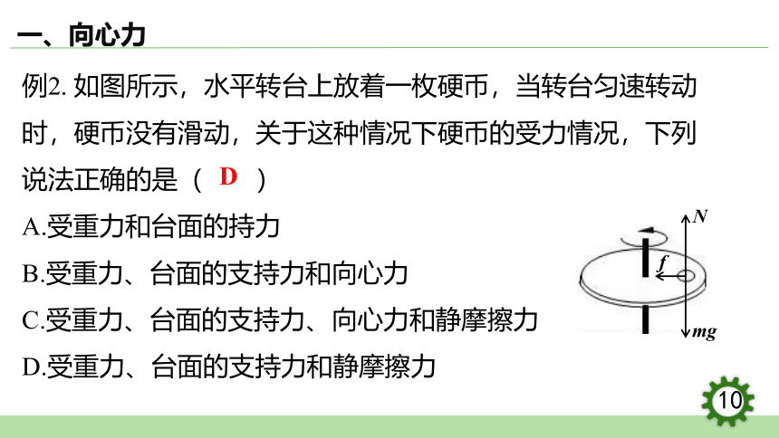 6.2   向心力 课件(共30张PPT）高一下学期物理人教版（2019）必修第二册