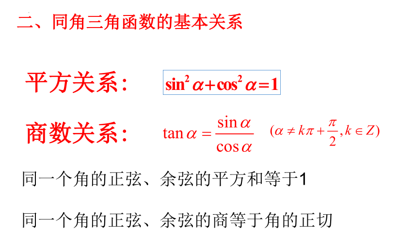 数学人教A版（2019）必修第一册5.2.2同角三角函数的基本关系 课件（共30张ppt）