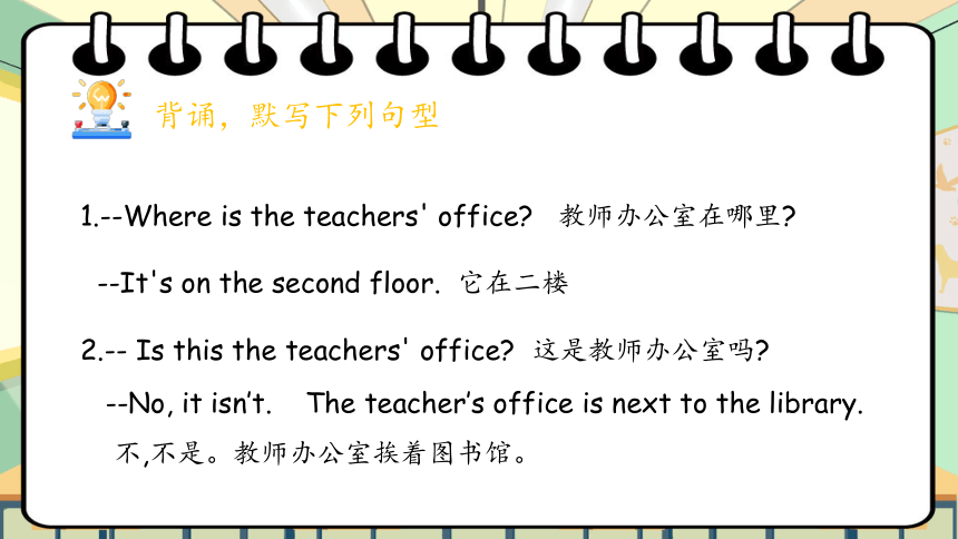 Unit 1 My School 单元复习(二)-重点句型+典型例题（共31张PPT）