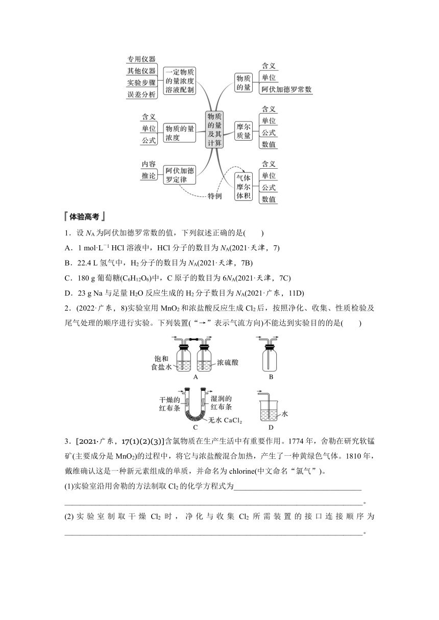 2023-2024学年（人教版2019）高中化学必修1第二章　海水中的重要元素—钠和氯　章末整合　重点突破  学案  （含答案）