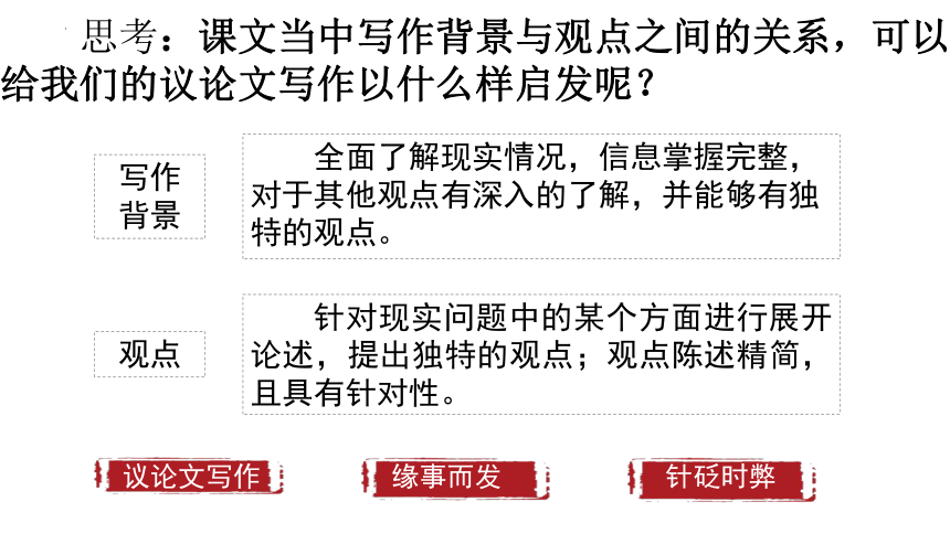 2《写作入门1：议论要有针对性》课件-2023-2024学年高一语文全学年议论文写作教学序列 课件(共42张PPT)