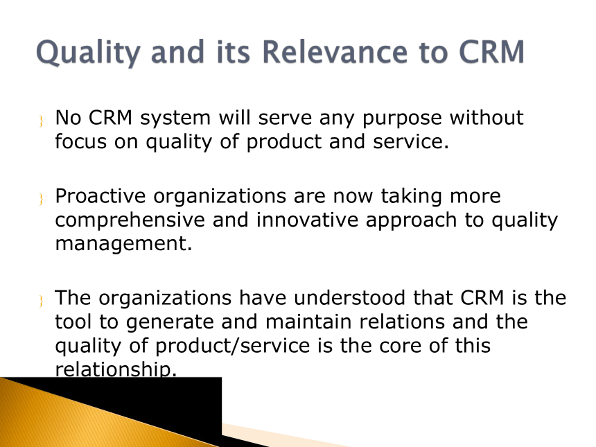 7   Customer Driven Quality and QMS   课件(共24张PPT)- 《客户关系管理（英文版）》同步教学（人民大学版）