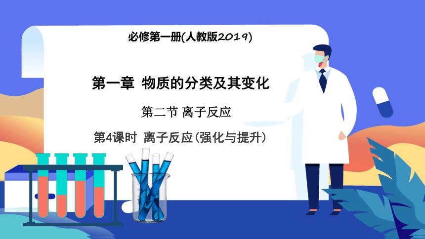 1.2.4 专题：离子反应强化与提升（课件）(共33张PPT)高一化学（人教版2019必修第一册）