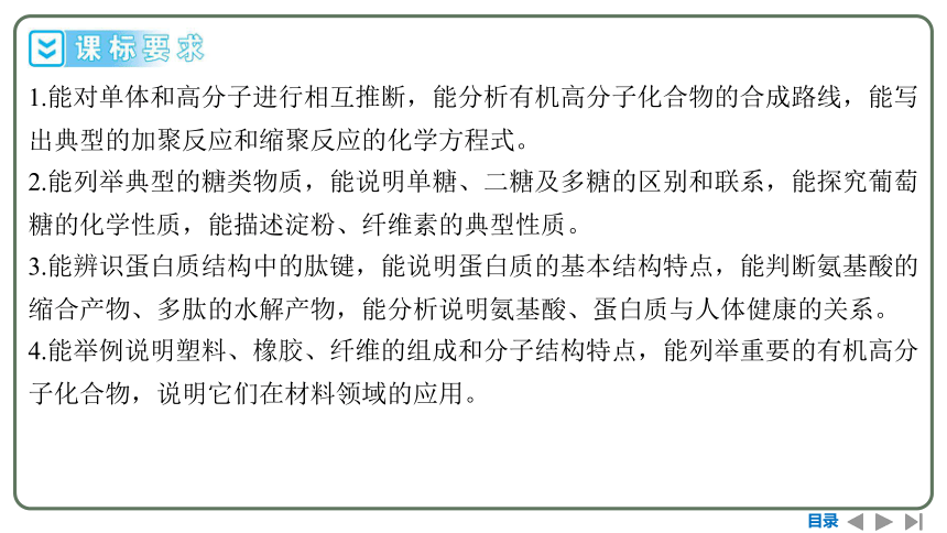 2024高考一轮复习  第九章  有机化学基础 第五节　生物大分子　合成高分子（107张PPT）