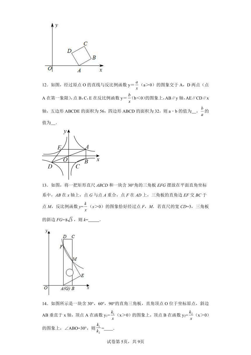 专题26.16反比例函数与几何综合专题 培优篇 专项练习（含解析）2023-2024学年九年级数学下册人教版专项讲练