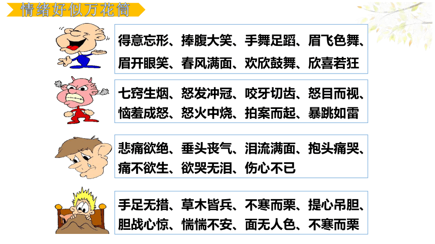 4.1 青春的情绪 课件（30张PPT）+内嵌视频