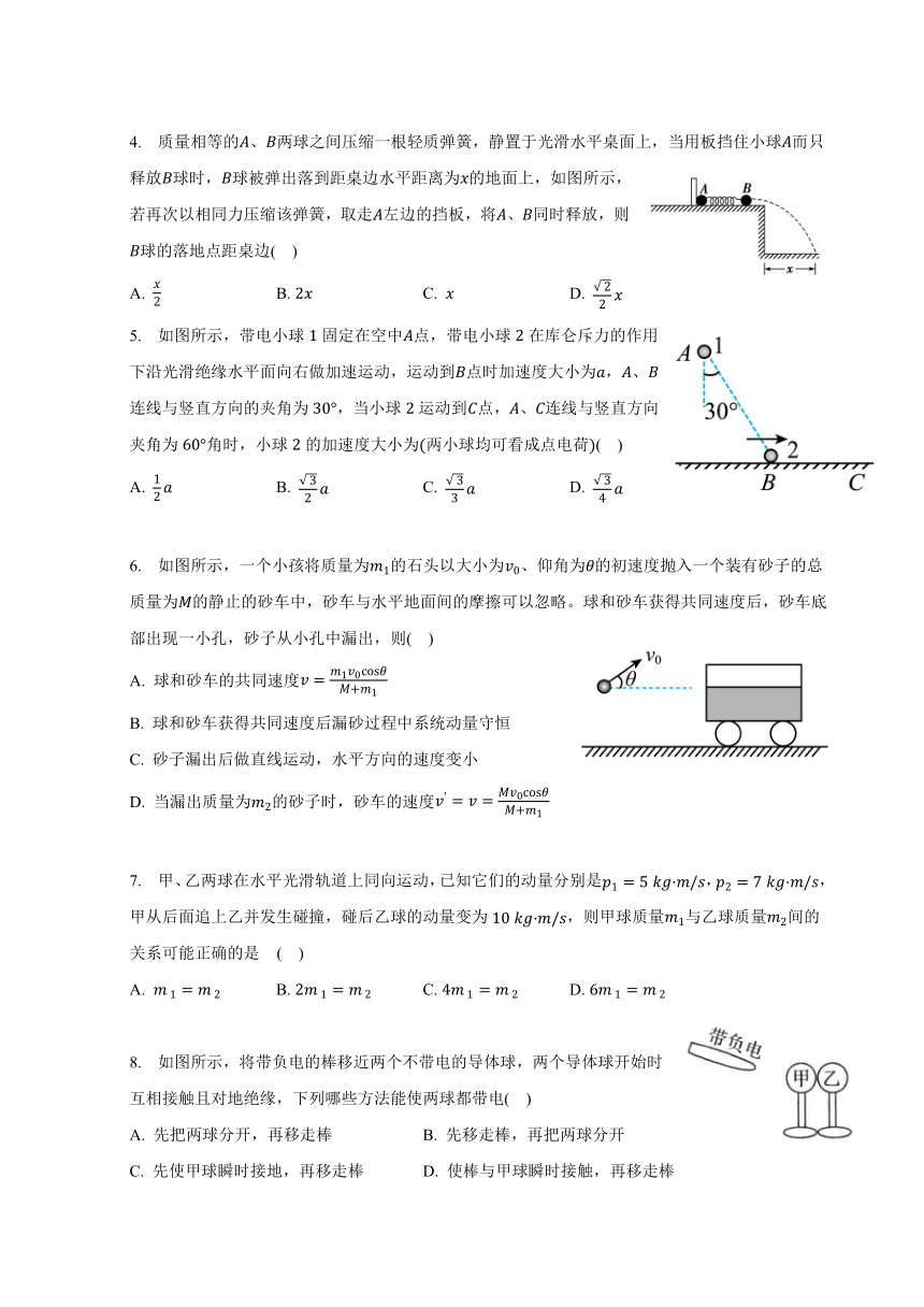 江西省南昌市重点中学2023-2024学年高二上学期10月月考物理试题（含答案）