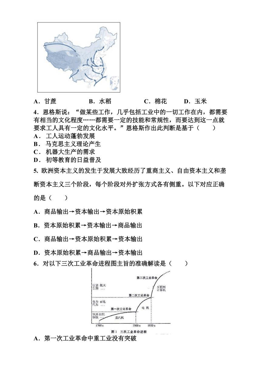 山东省枣庄市滕州市第五中学2023-2024学年高二上学期1月月考历史试题（含答案）