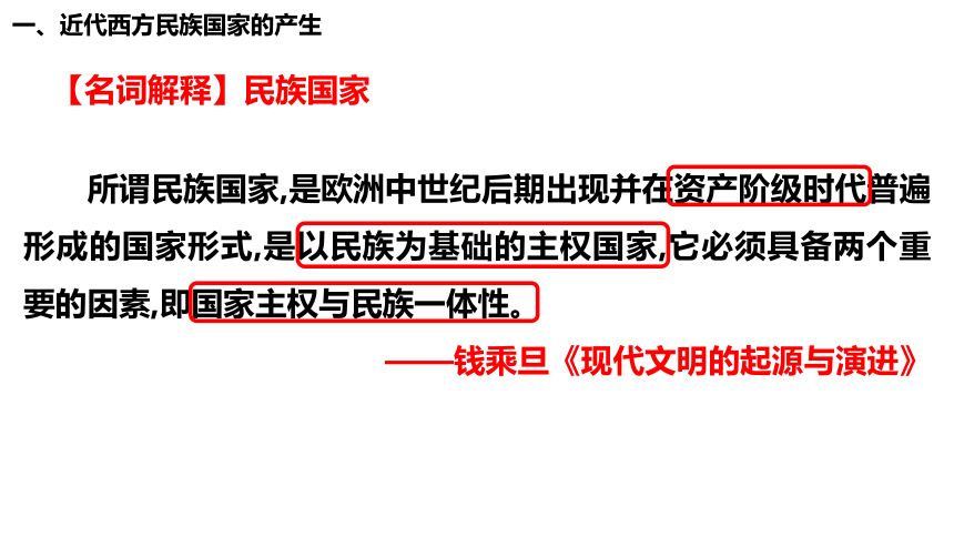 统编版（2019）选必1  2023-2024学年高二上学期历史  第四单元  第12课   近代西方民族国家与国际法的发展   课件（共17张PPT）