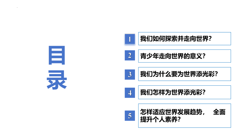 5.1 走向世界大舞台 课件（16张PPT）