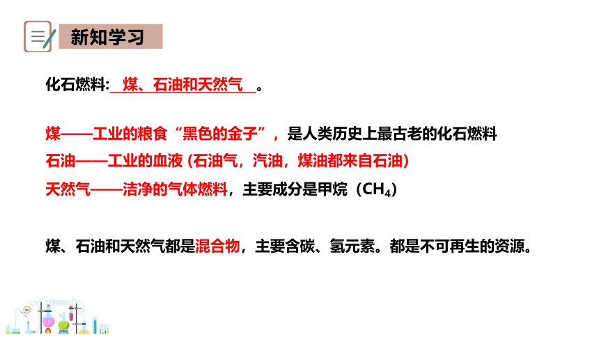 5.4 古生物的“遗产”——化石燃料 课件 2023-2024学年初中化学科粤版九年级上册(共24张PPT)