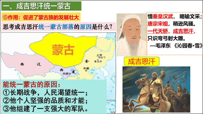 第10课蒙古族的兴起与元朝的建立  课件