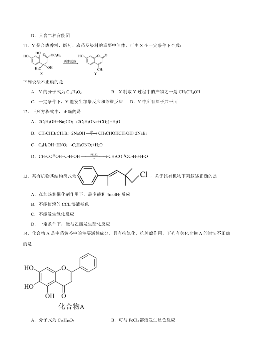 专题5《药物合成的重要原料—卤代烃、胺、酰胺》单元检测题（含解析）2023-2024学年下学期高二化学苏教版(2020)选择性必修3