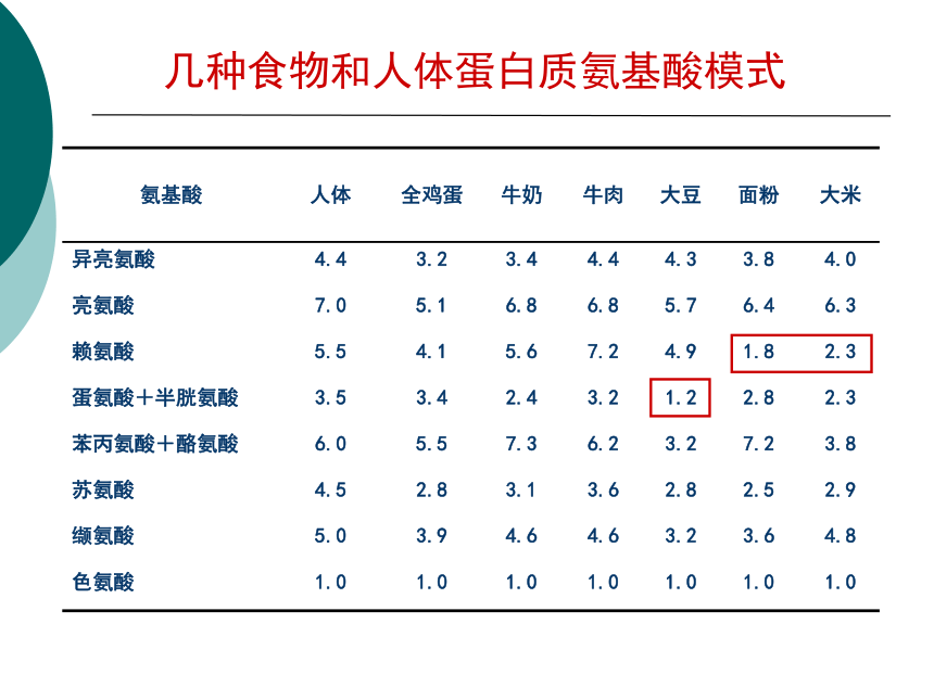 1营养学基础-4蛋白质 课件(共46张PPT)- 《营养与食品卫生学》同步教学（人卫版·第7版）