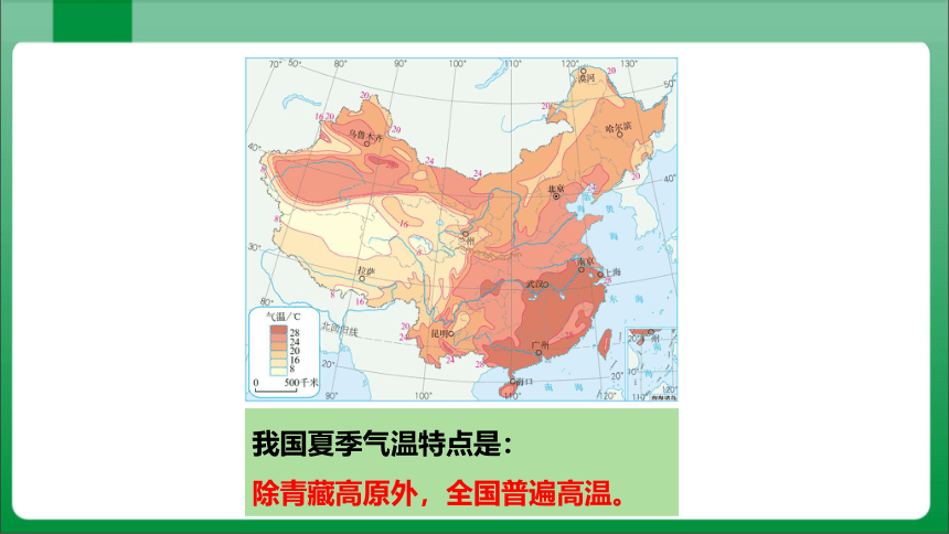 2_2_1冬季南北温差大夏季普遍高温【2023秋人教版八上地理高效实用课件】(共31张PPT)