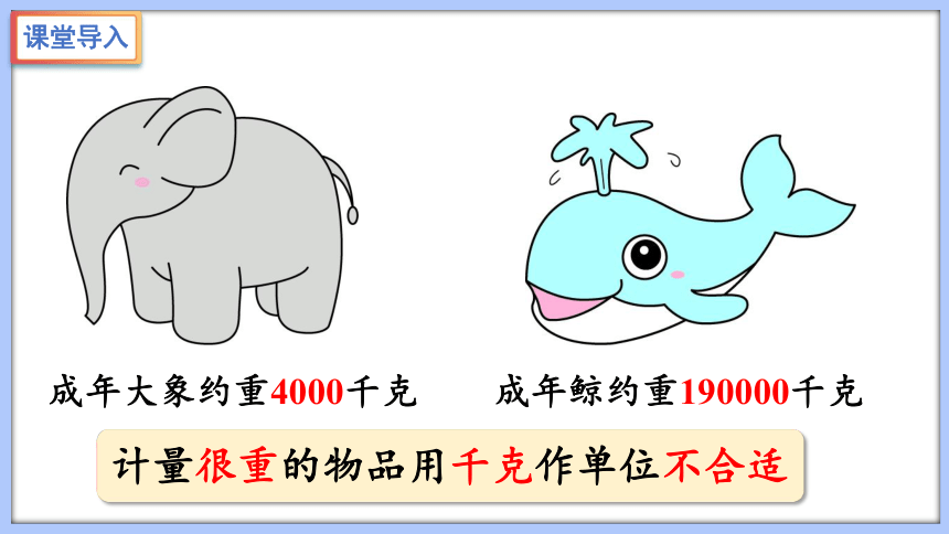 苏教版三年级下册数学2.2 认识吨（课件）(共14张ppt)