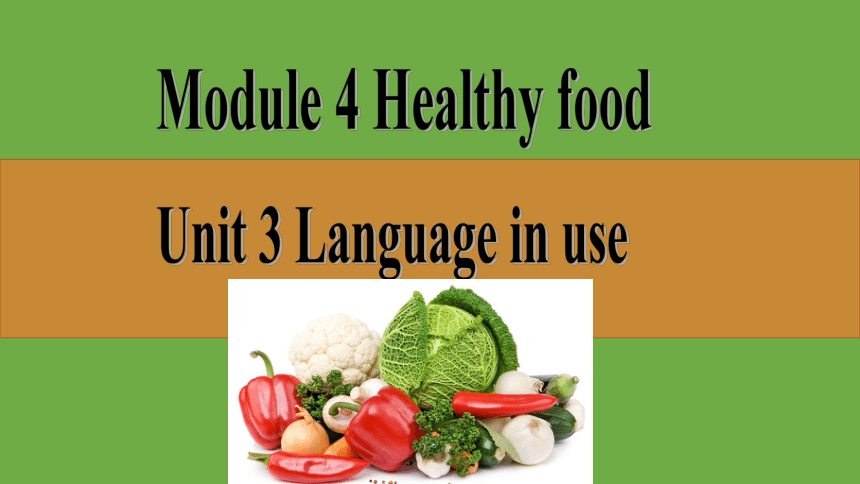外研版七年级上册 Module 4 Unit 3  Language in use. 课件(共19张PPT)