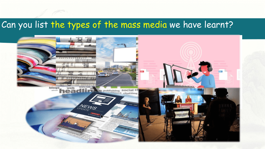 牛津译林版(2019)选择性必修二Unit1 The mass media Integrated skills  课件 (共37张PPT)