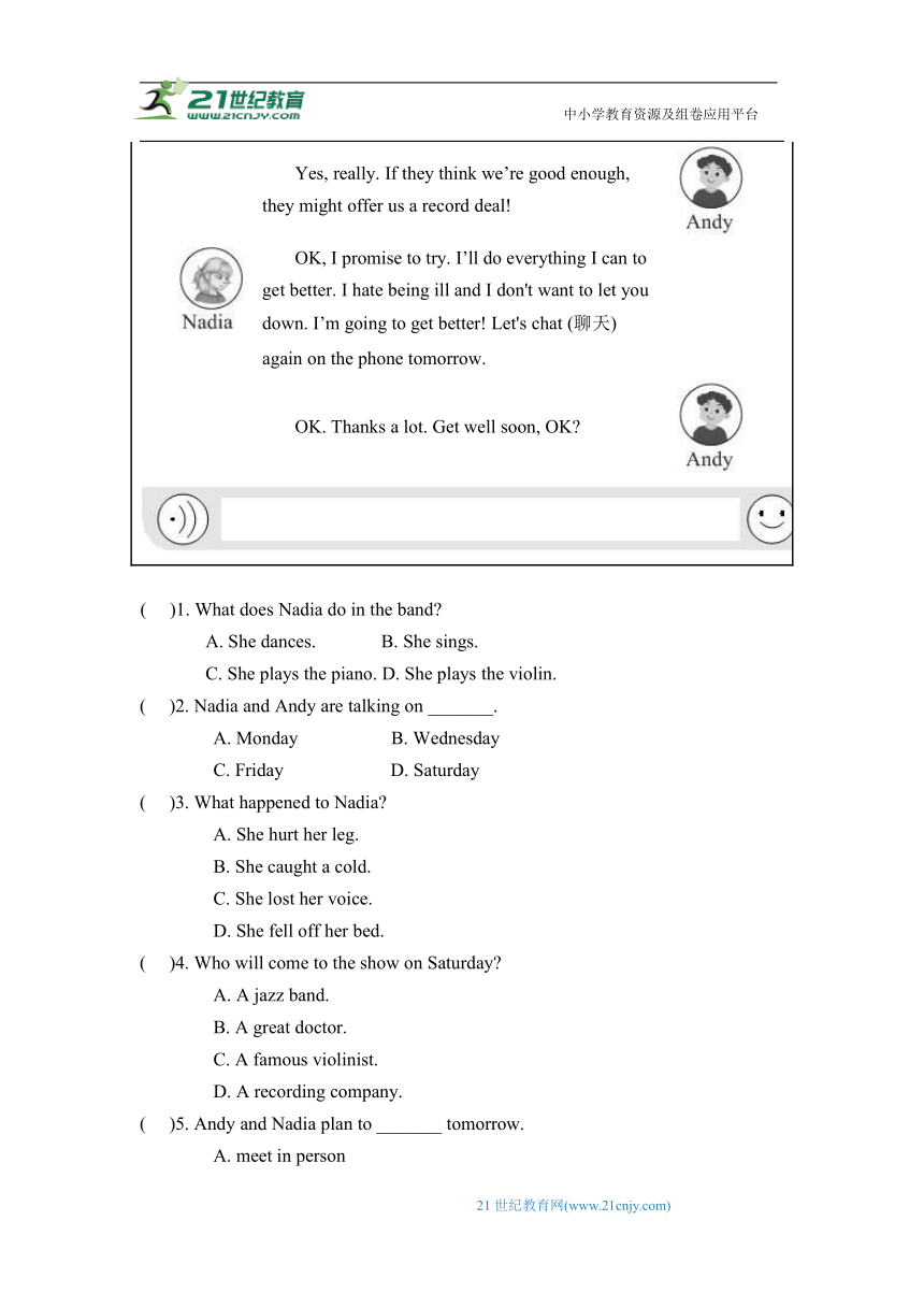 Module 10 Australia 模块测试题二（含答案） 外研版九年级上册