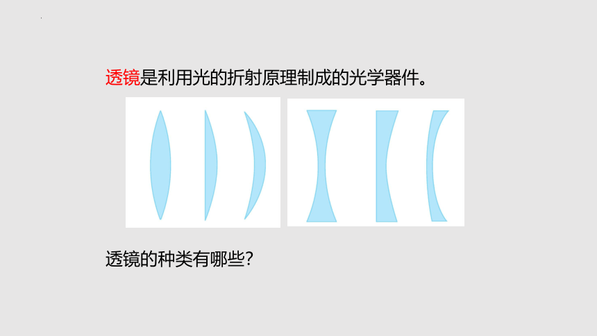 4.2 透镜（课件）(共38张PPT)八年级物理上册同步备课（苏科版）