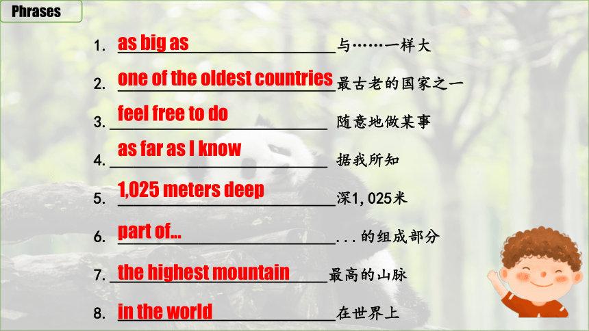 Unit 7 What's the highest mountain in the world? 单元复习课件 (共61张PPT)
