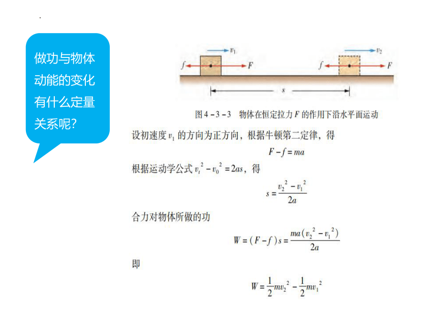 4.3动能 动能定理 课件 （15张PPT）高一下学期物理粤教版（2019）必修第二册